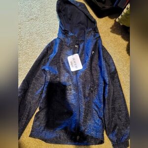 Zyia Boys size 8/9 navy sprinter cinch jacket